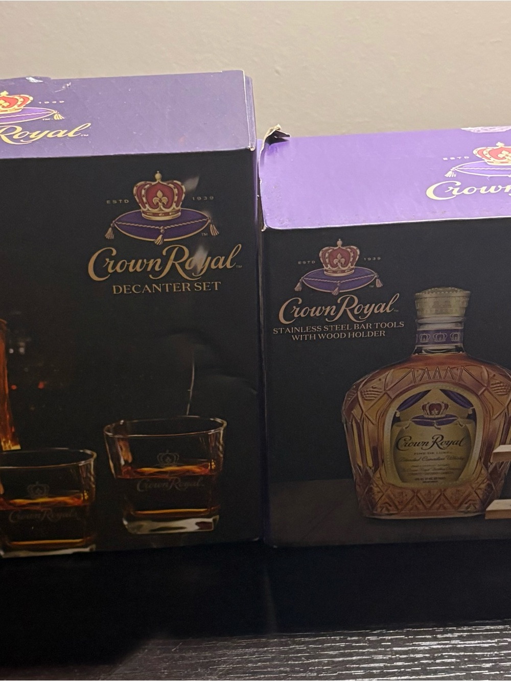 Purple Decanter Gift Set 2 sets